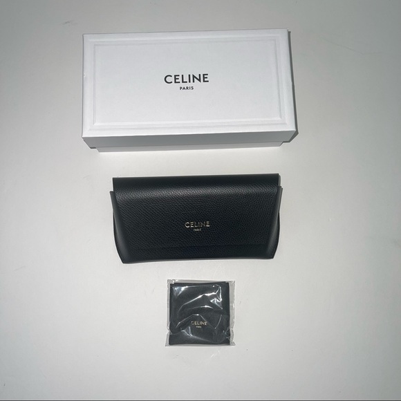 New Celine 60mm Square / Rectangle Sunglasses Comes With Case, Box & Cloth - Picture 4 of 15